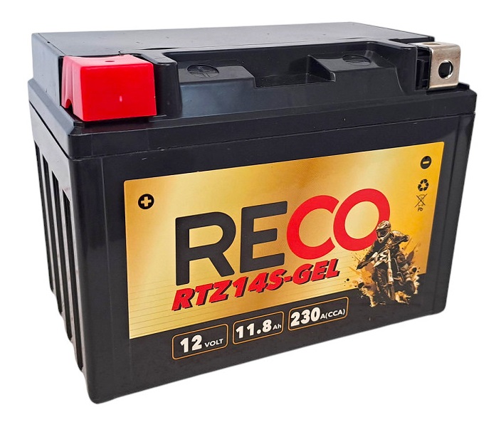 Akumulator Motocyklowy Reco RTZ14S-GEL YTZ14S ETZ14S 12V 11,8Ah 230A L+