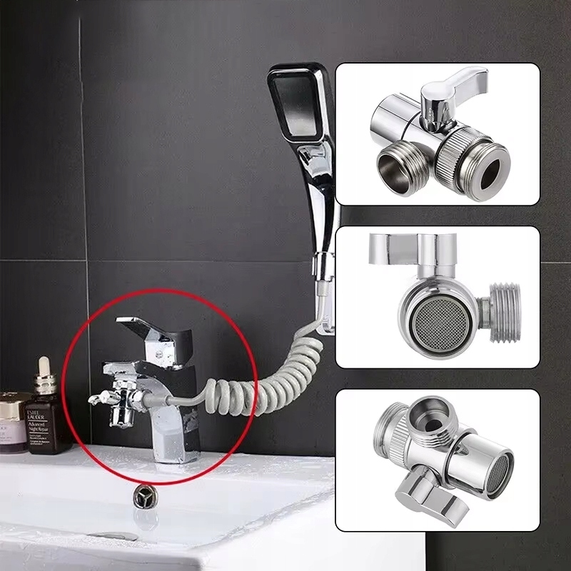 PERLATOR TRÓJNIK NA PRYSZNIC PRZYŁĄCZE KRANU REDUKCJA ROZDZIELACZ BATERIA Kod producenta 6932586013577