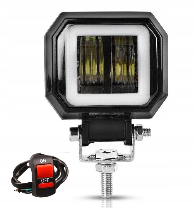 2X галогенные дневные светодиодные кольца ближнего света 6D переключатель