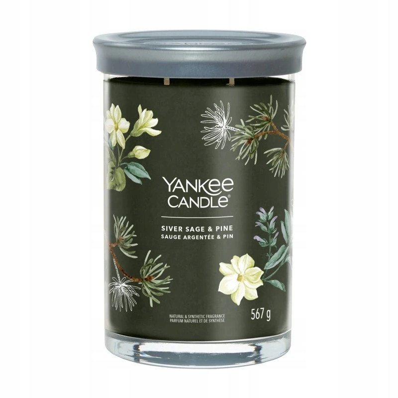 Yankee Candle Signature Tumbler se 2 knoty Silver Sage & Pine