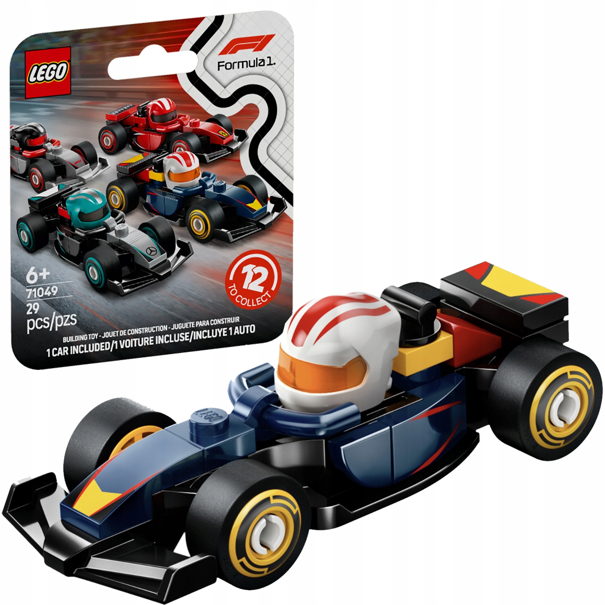 Lego Minifigures 71049 Bolid Formuła F1 Red Bull Racing RB20