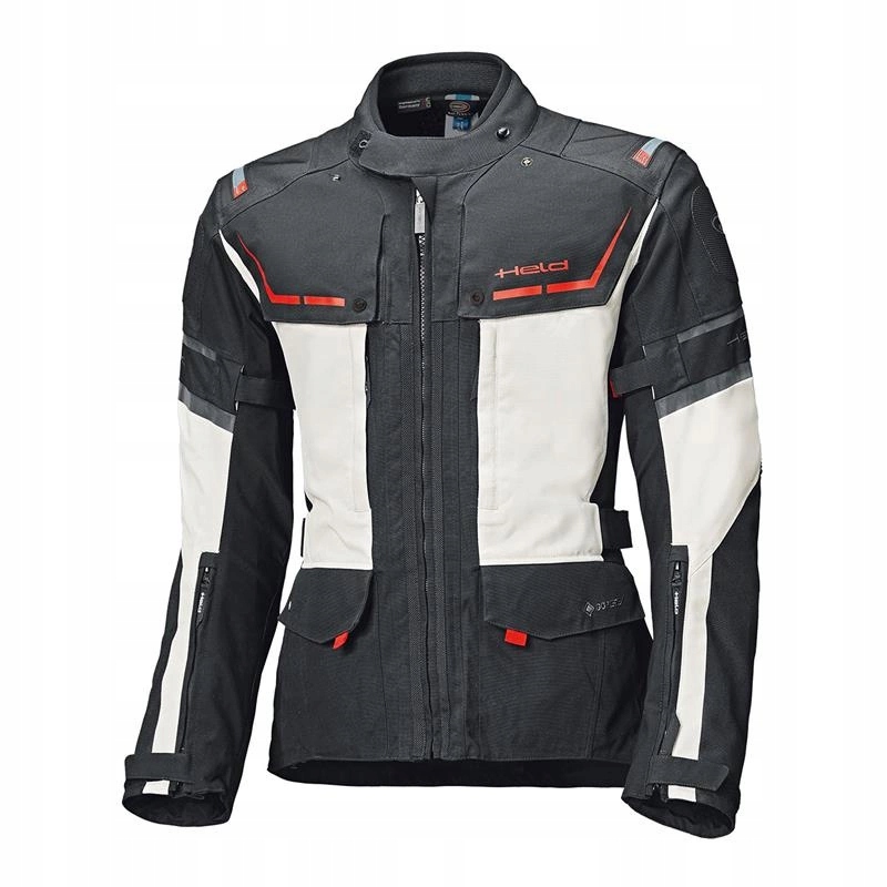 Motocyklová bunda Held Karakum Grey/black čierna šedá červená Darčeky