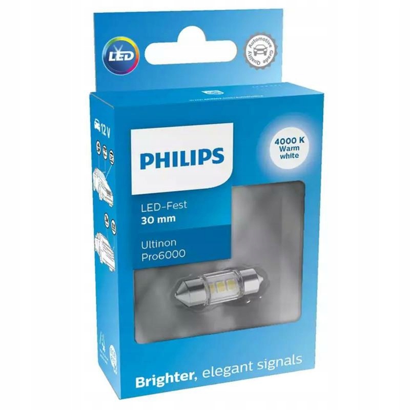 

Philips Led Ultinon Pro6000SI C5W 30mm 4000K 1szt