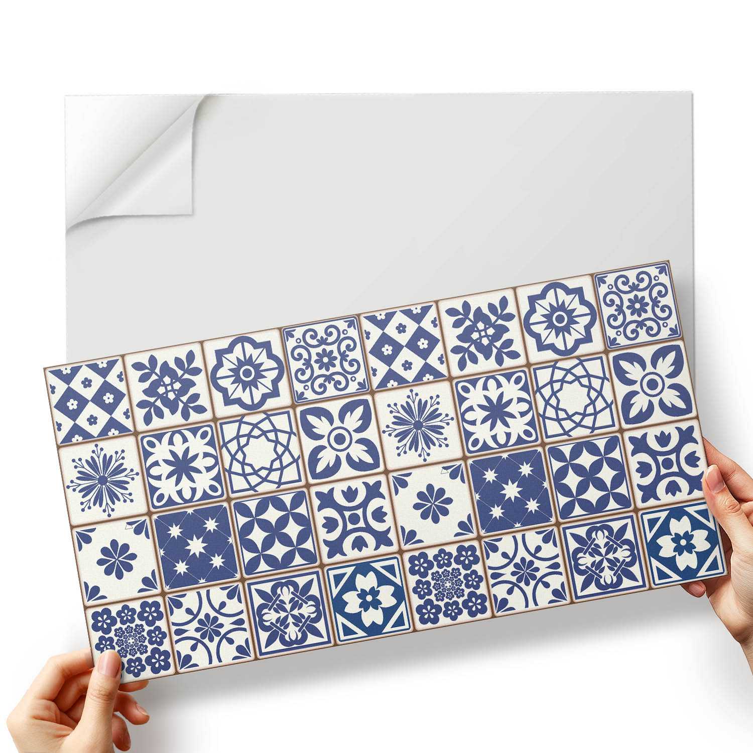 Samolepící nástěnné dlaždice Vinyl Dekorativní vzory dlaždic 10x40x20 cm