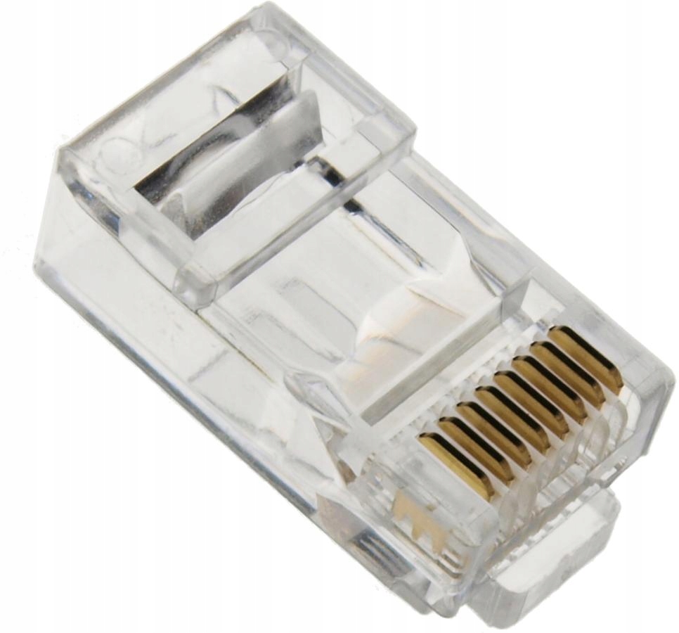 Wtyk modularny RJ45 8p8c kat.5E przelotowy 10szt EAN (GTIN) 5901738559936