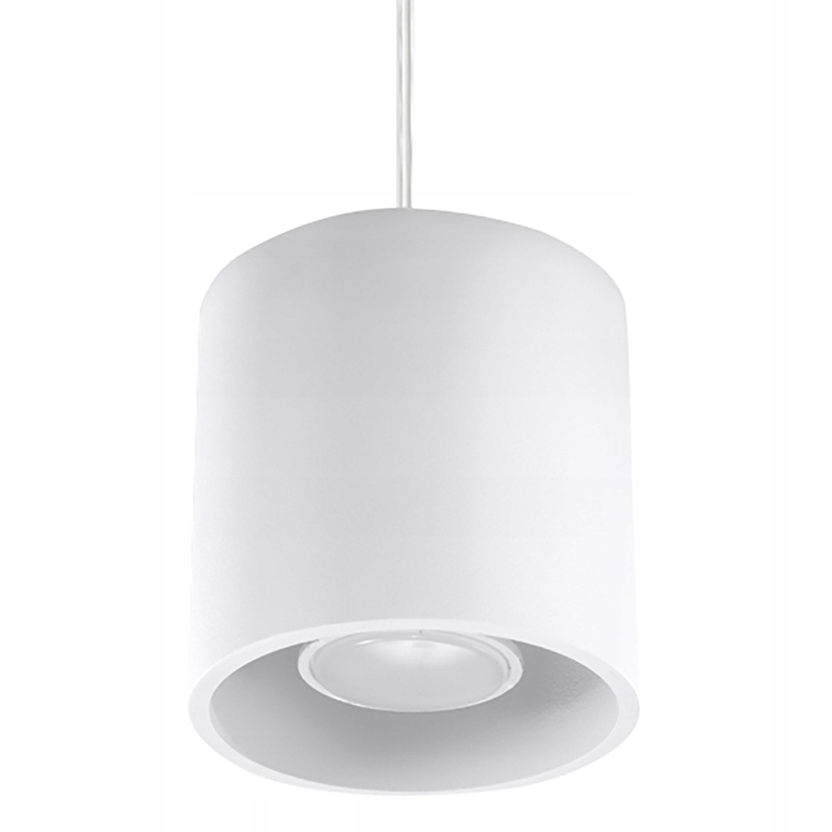 

Lampa Wisząca Gaja Biała Oprawa Sufitowa Zwis Led