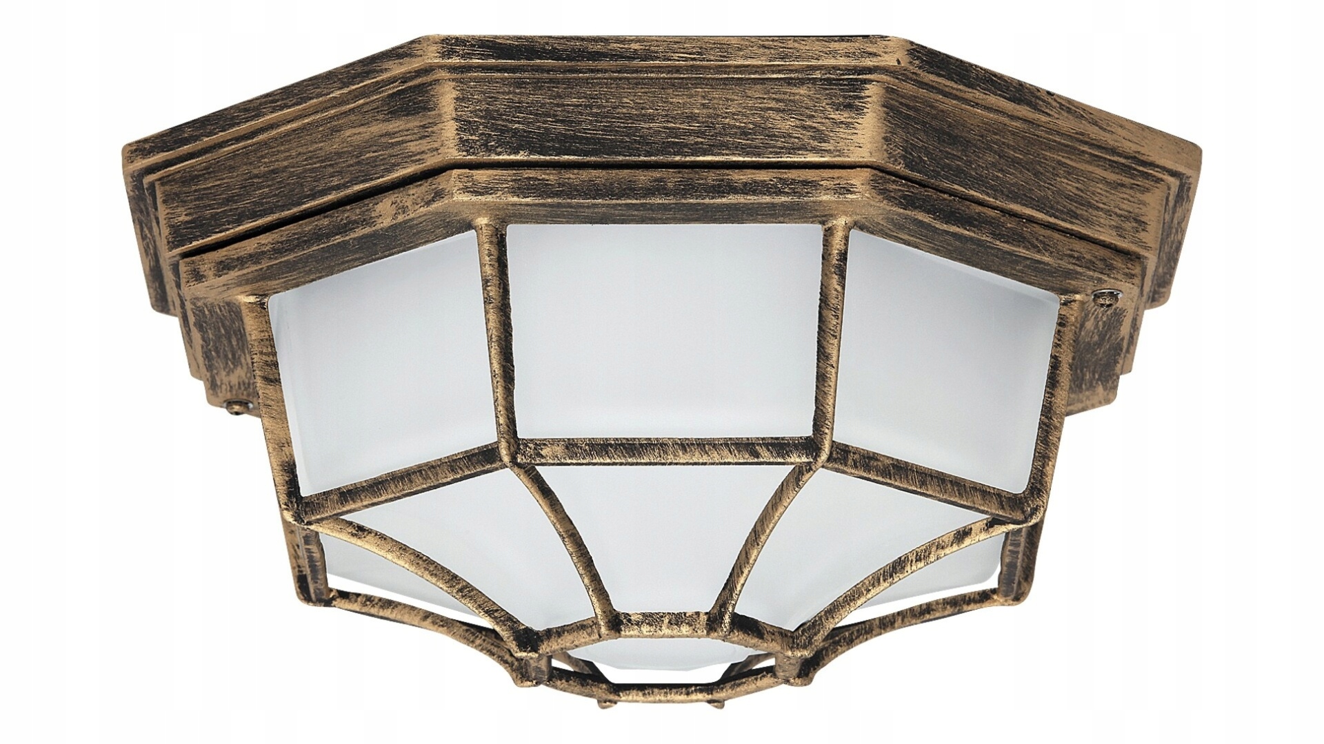 Rabalux Milano venkovní stropní svítidlo E27 1x100W antická zlatá IP43