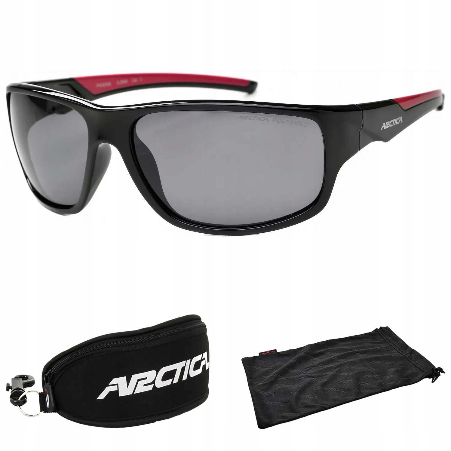 Arctica S256A Červené sluneční brýle Phoenix Bonus