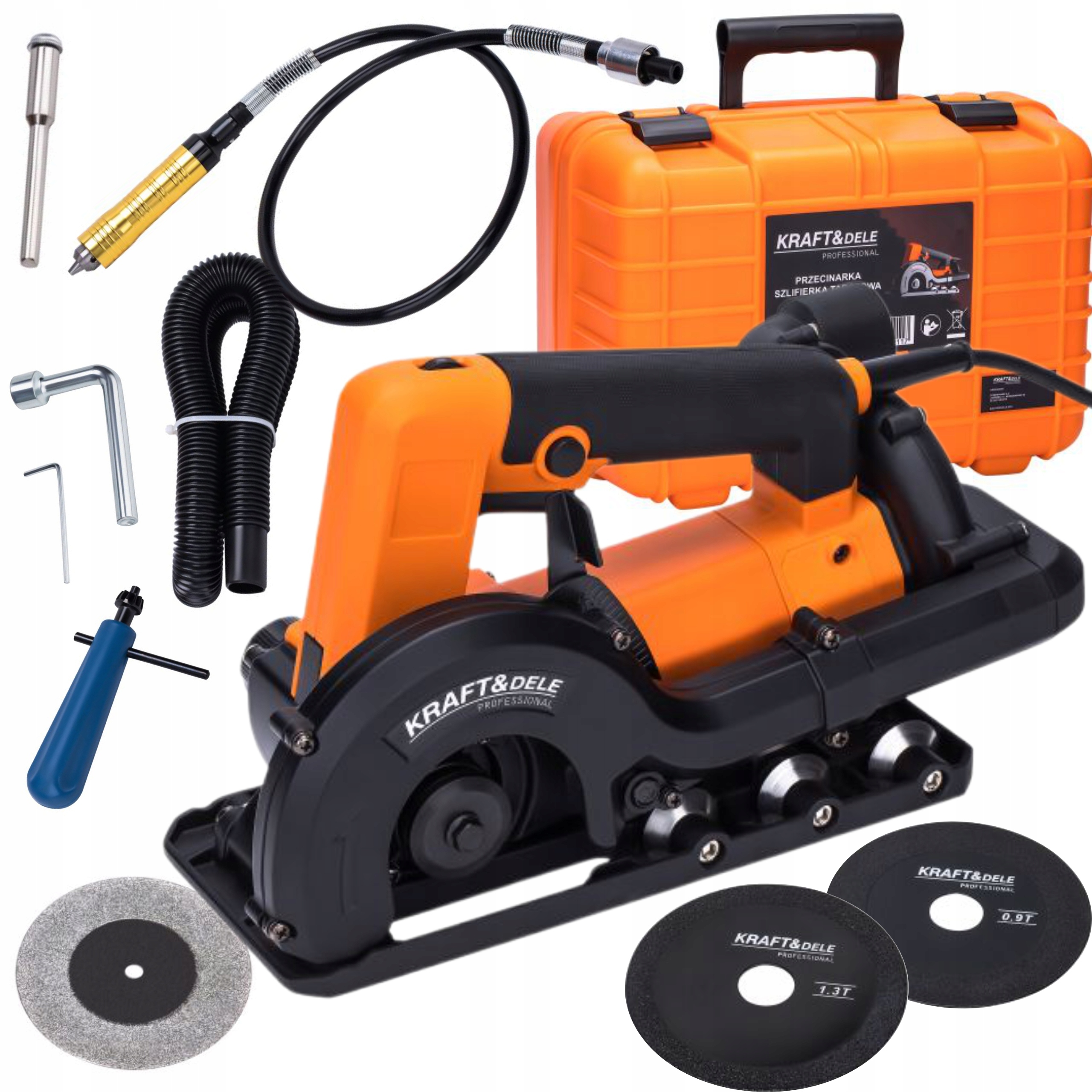 Kraft Kotoučová Bruska Na Spáry Slinuté Dlažby 1500W Kufr KD11797