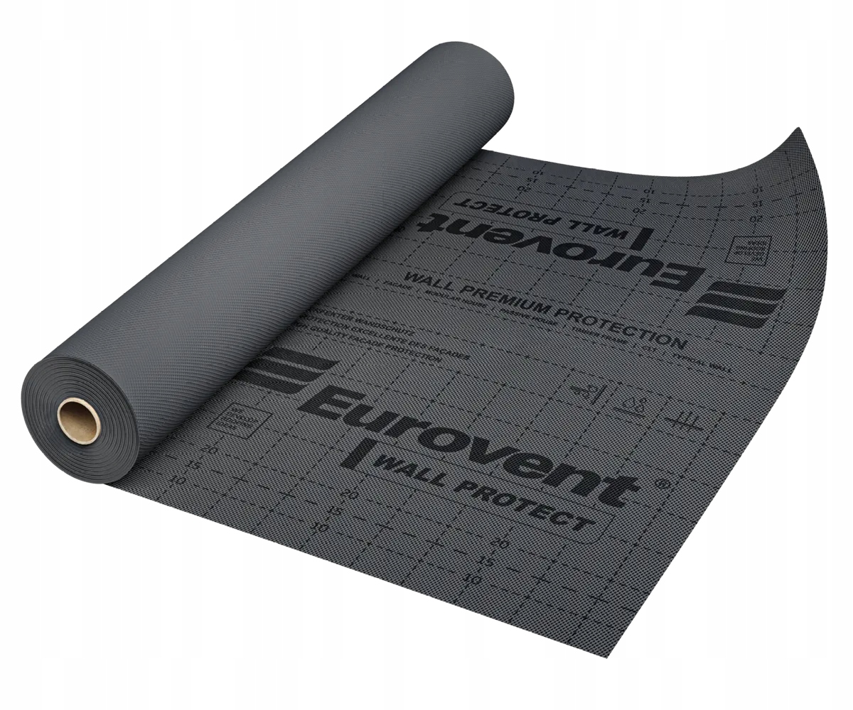 MEMBRANA WIATROIZOLACYJNA FOLIA WIATROIZOLACJA EUROVENT WALL PROTECT 22,5m2