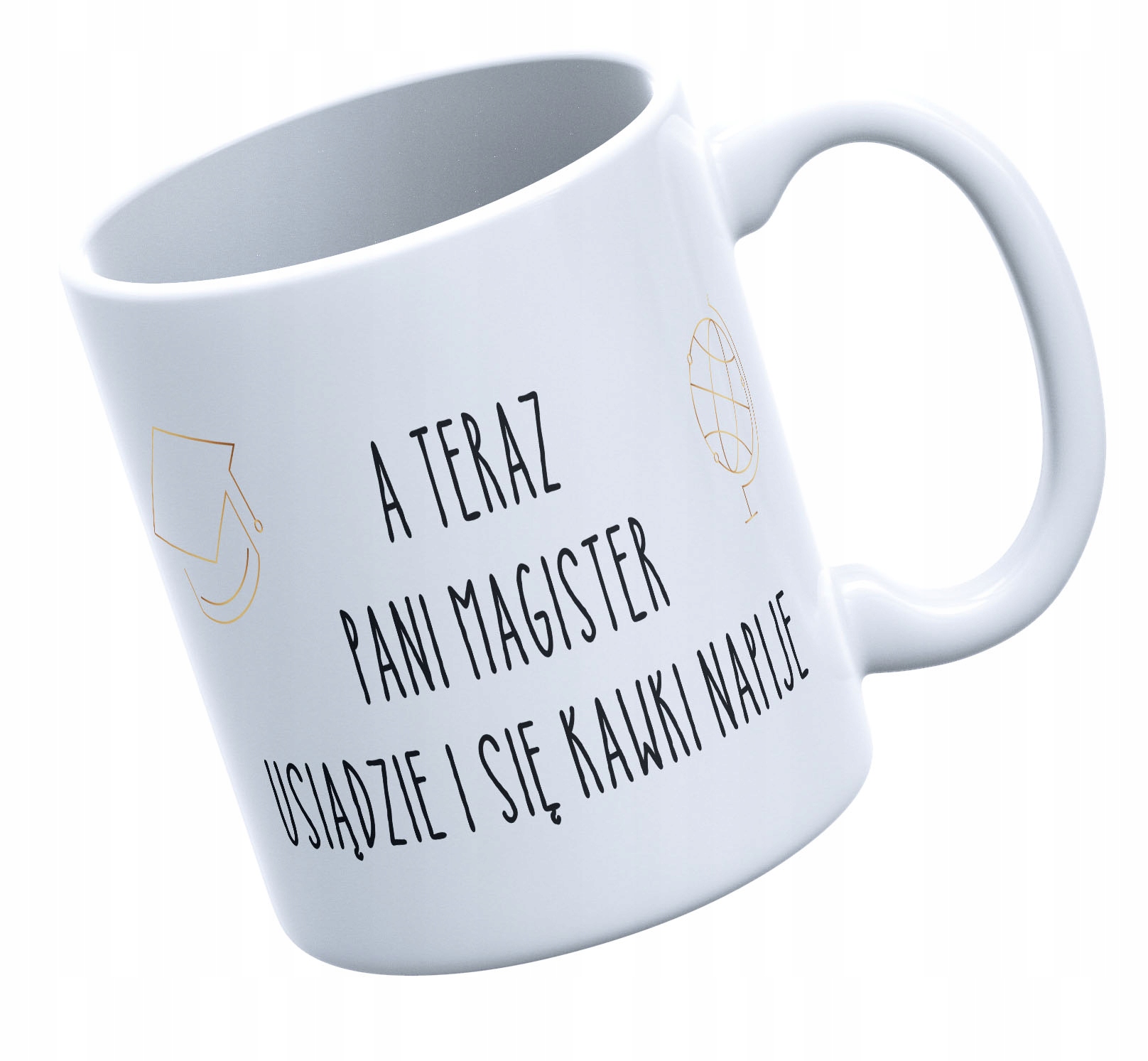 

Kubek Biały Fullprint Pani Magister 04