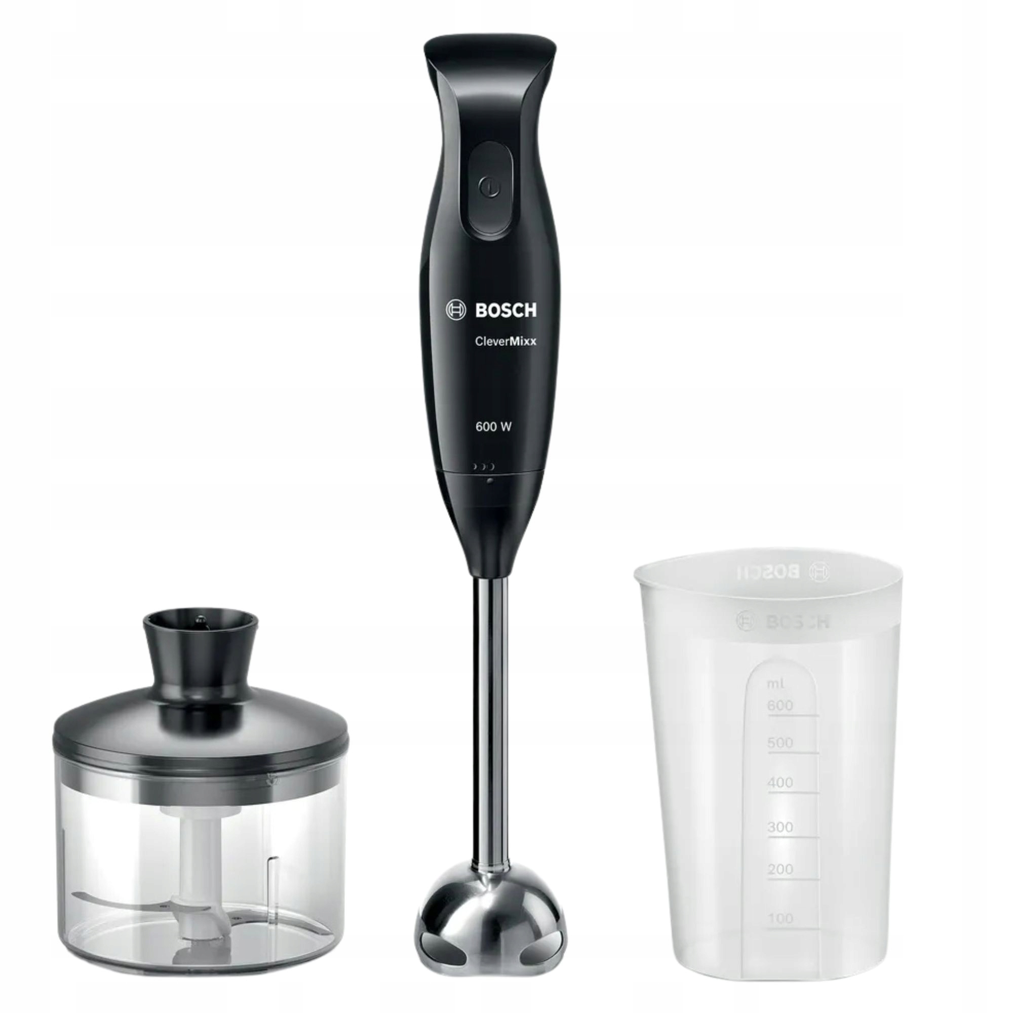 Blender ręczny Bosch MSM2620B CleverMixx 600 W Rozdrabniacz Lekki Czarny