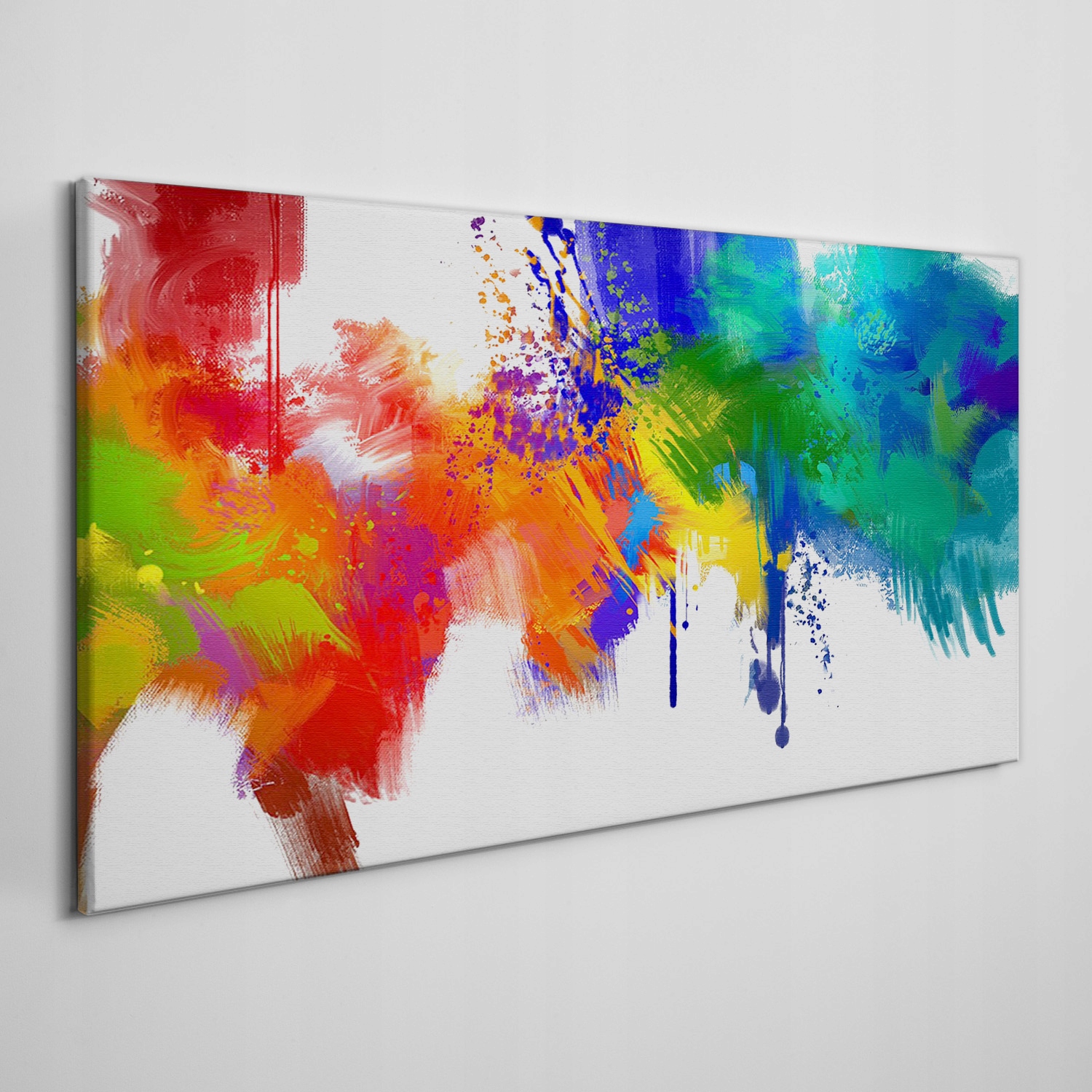 

Obraz na płótnie na ramie Farba Plamy 120x60 cm