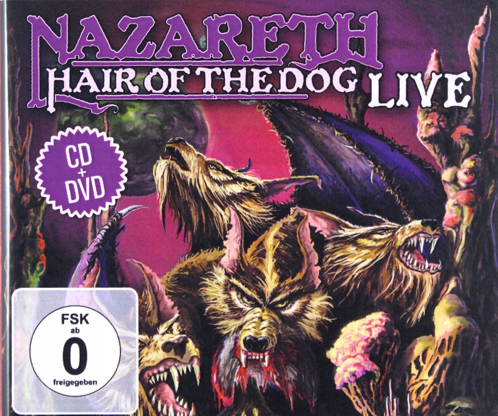 NAZARETH HAIR OF THE DOG LIVE [CD]+[DVD] 13301909735 Sklepy, Opinie