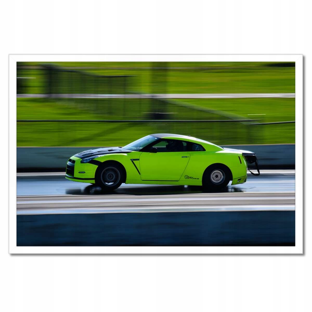 Plakáty v rámu 60x40 Zelené sportovní auto