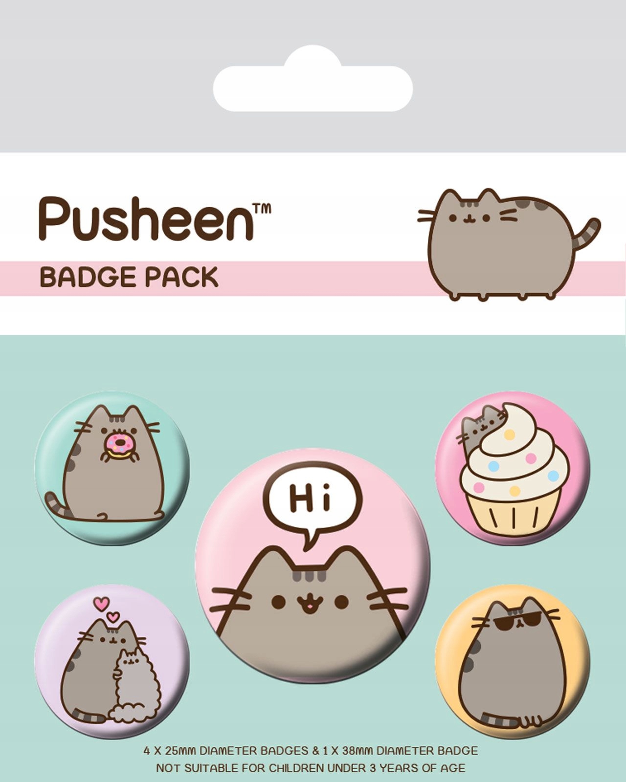 

Przypinka do ubrań Pusheen 5 sztuk na plecak