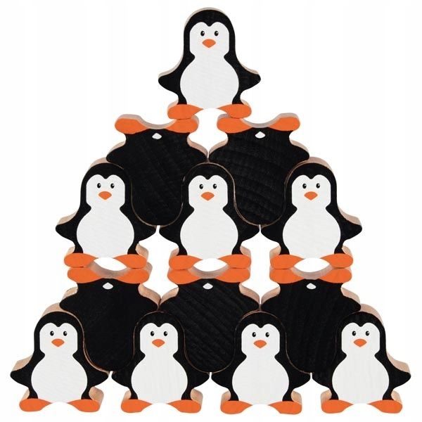 

Goki Gra I Układanka Drewniane Pingwinki