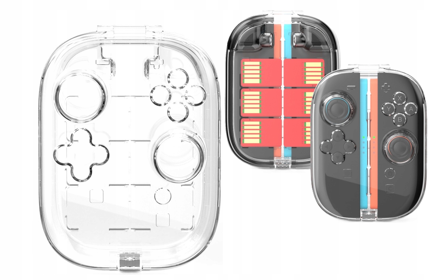 Przezroczyste etui ochronne na Joy-Cony i karty gry do Nintendo Switch 2