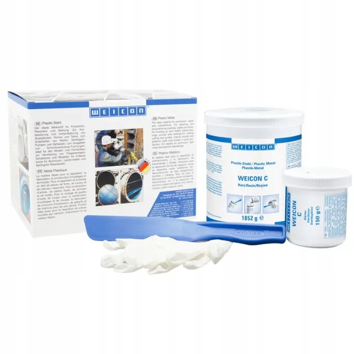 Weicon C 2 kg – hliníková epoxidová živica na kov a formy