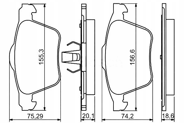 Bosch Kostky Ham. Ford Přední Mondeo 07- Asistent řidiče #28