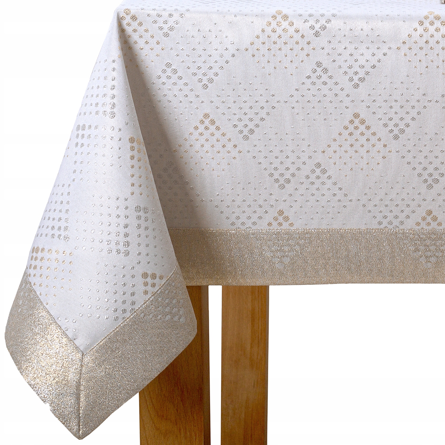 

Obrus Szyty z Mankietem 5 cm LZS-33209 140x240 cm