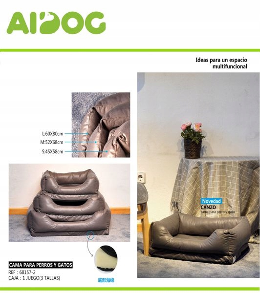 Levně Sladké Pelíšek pro psa z technologie materiálu hnědé