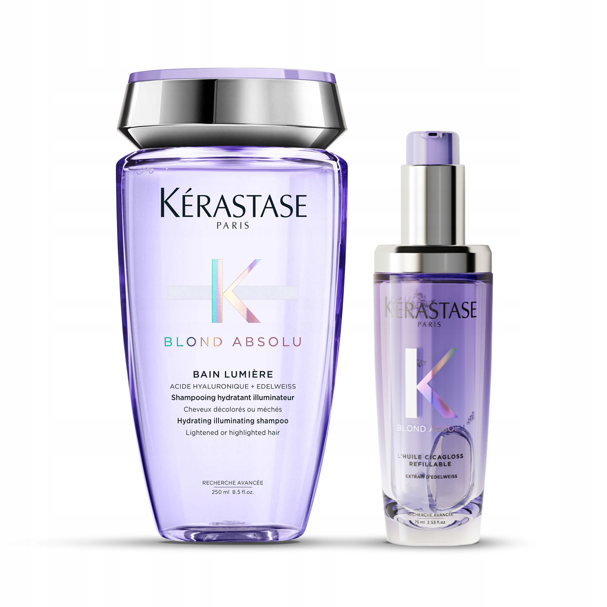 Kérastase Blond Absolu Zestaw Do Włosów Blond Szampon Olejek