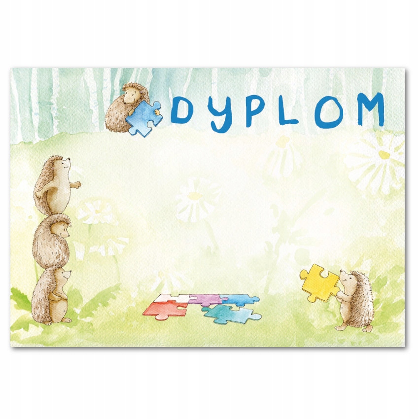 

Dyplom dla dzieci uniwersalny do druku
