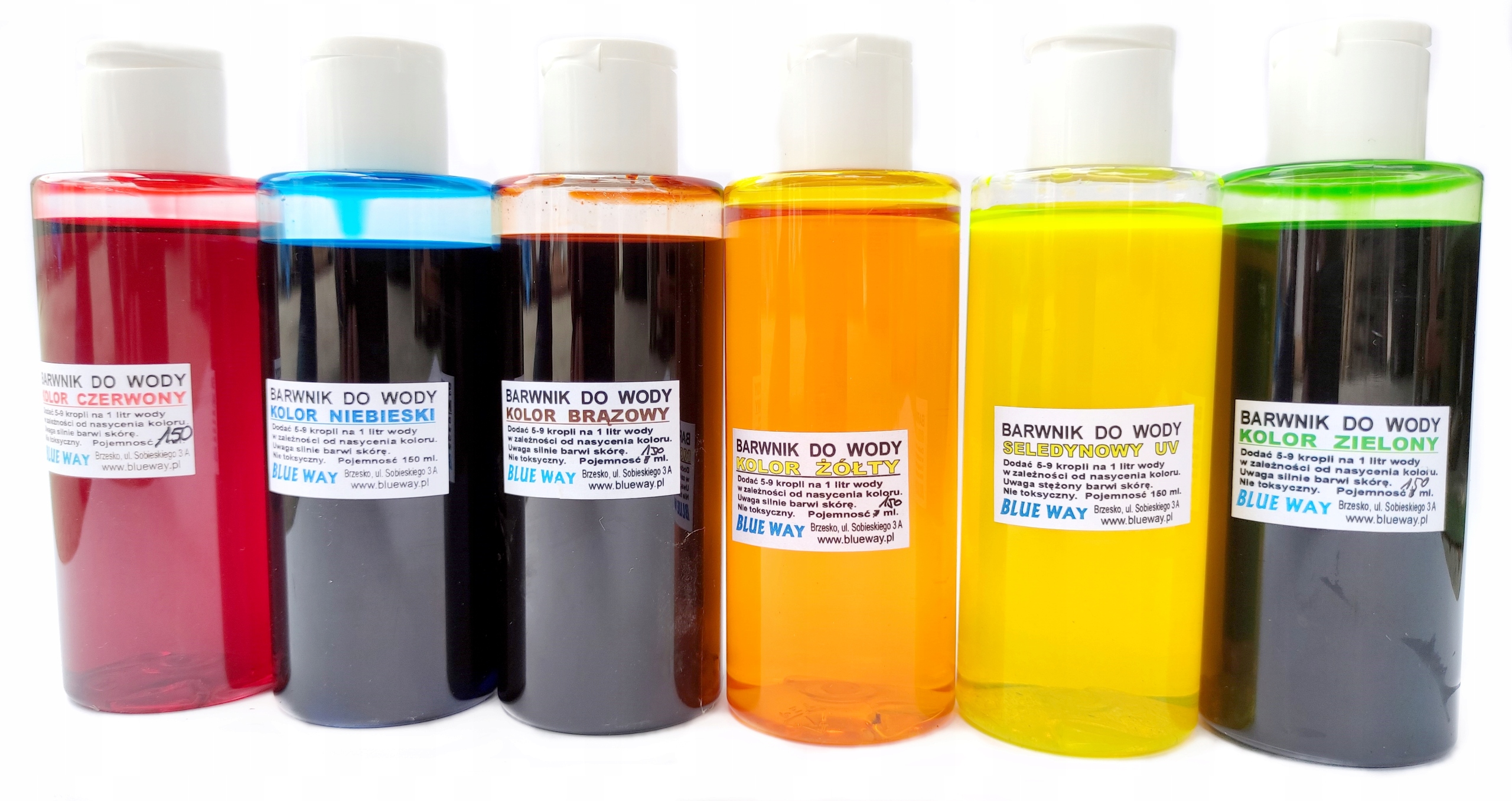 

Kolorowa woda skondensowany pigment barwnik wody