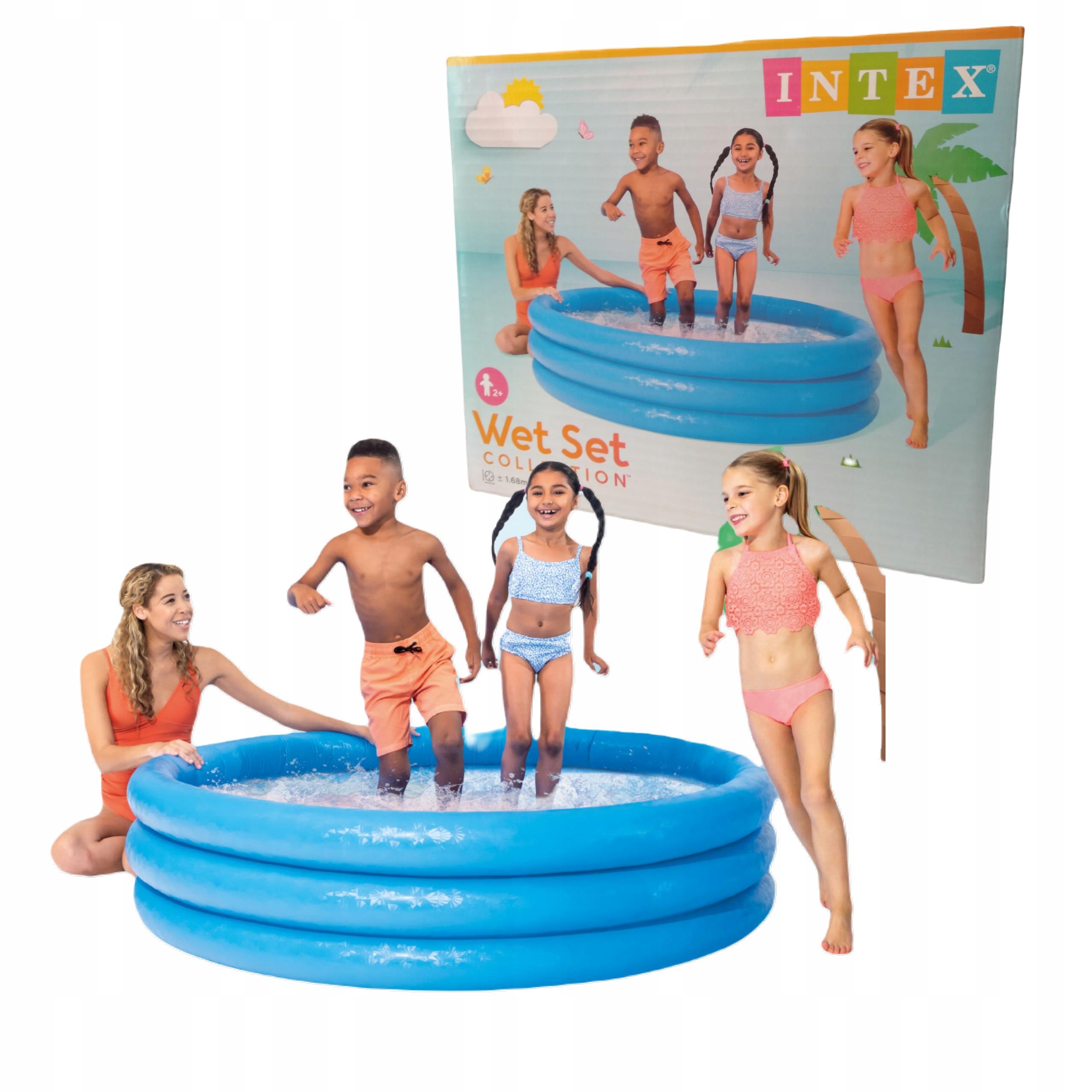 

Basen Dmuchany Dla Dzieci Okrągły Intex Ø 168 cm