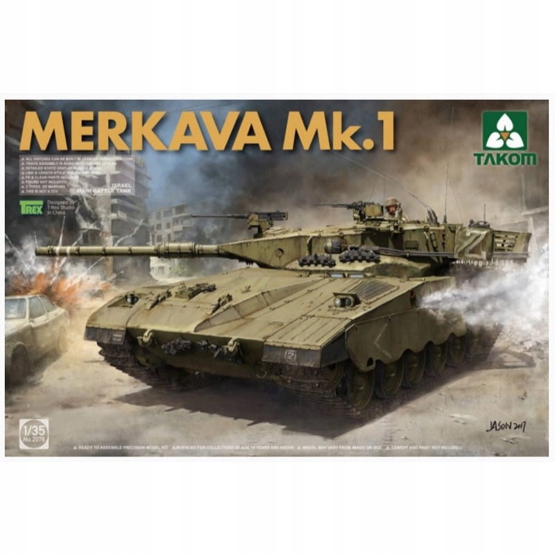 Izraelský hlavní tank Merkava 1 1:35 Takom 2078