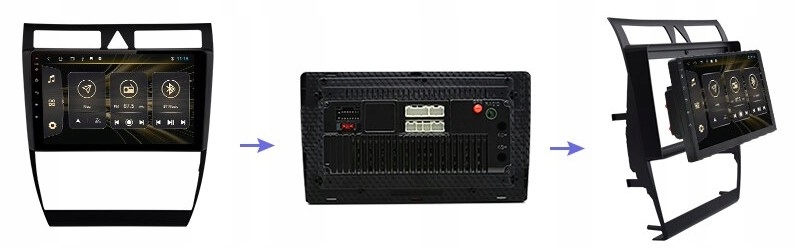 Radio 10' ANDROID 12 AUDI A6 C5 GPS WiFi PL Pilot w zestawie nie