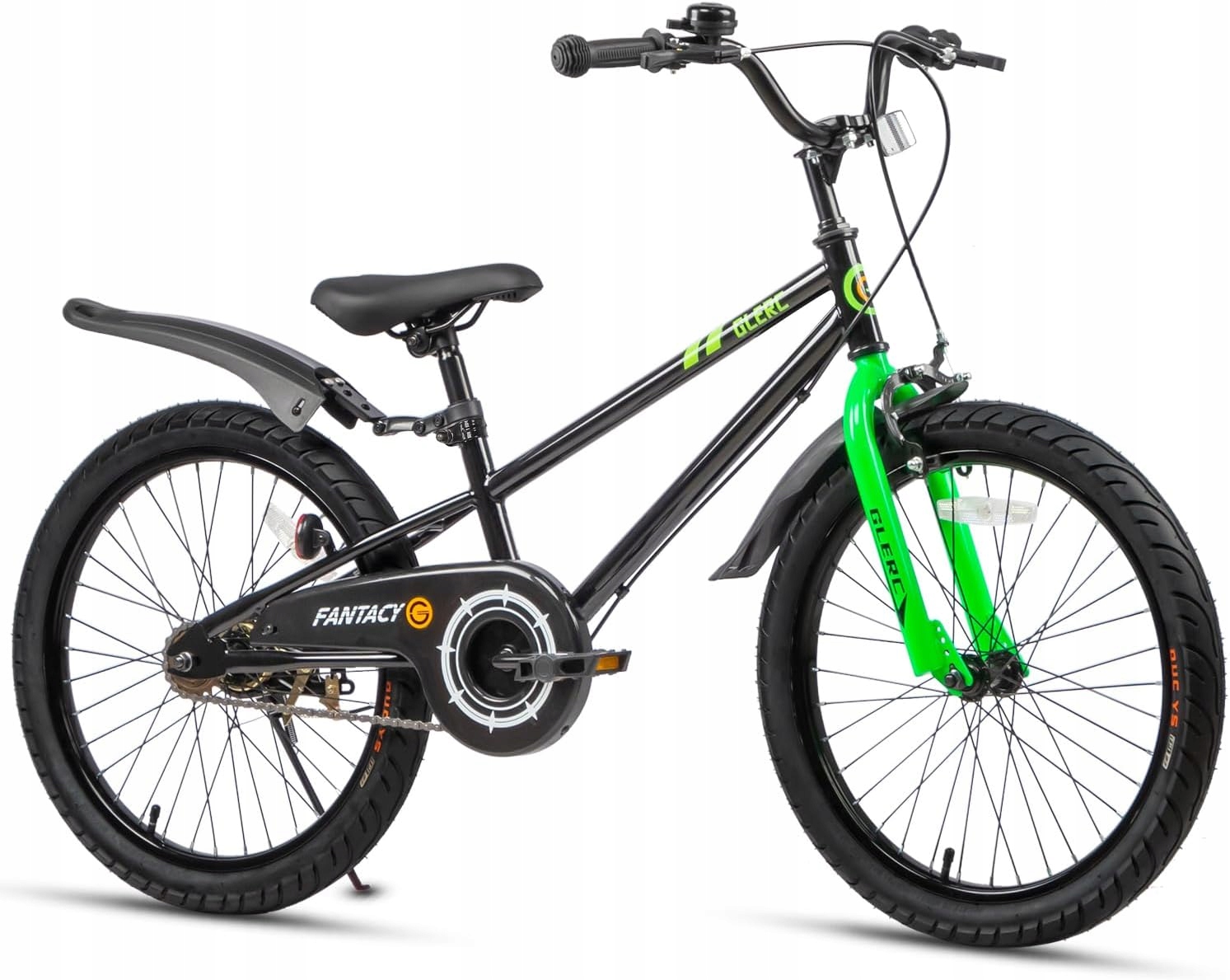 Glerc Rower dla Dzieci 20" Czarnozielony