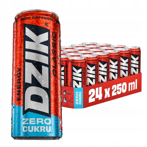 Dzik energy napój energetyczny 250ml x 24 sztuki