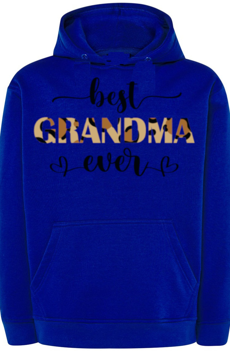 Nejlepší babička mikina s kapucí Potisk r.XL
