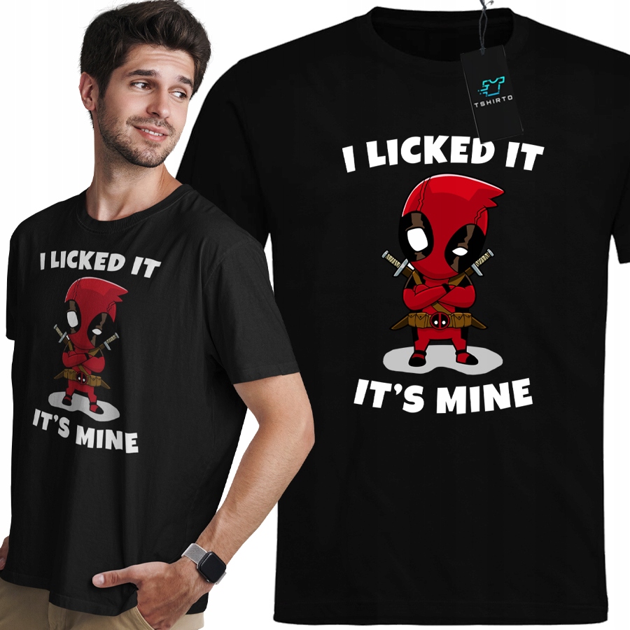 

Koszulka Filmowa Deadpool I Licked It Its Mine L