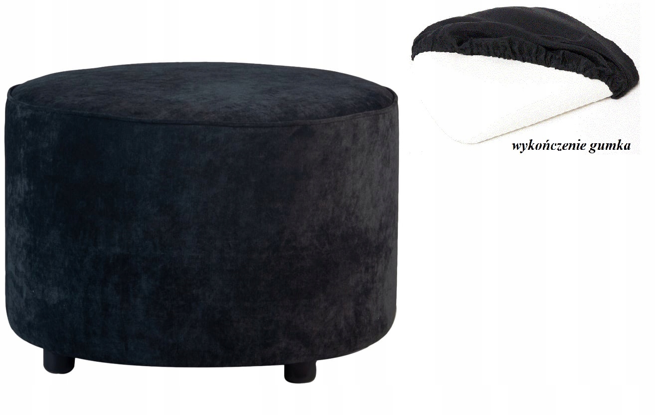 

Pokrowiec pufa okrągłą wałek 60x40 Welur