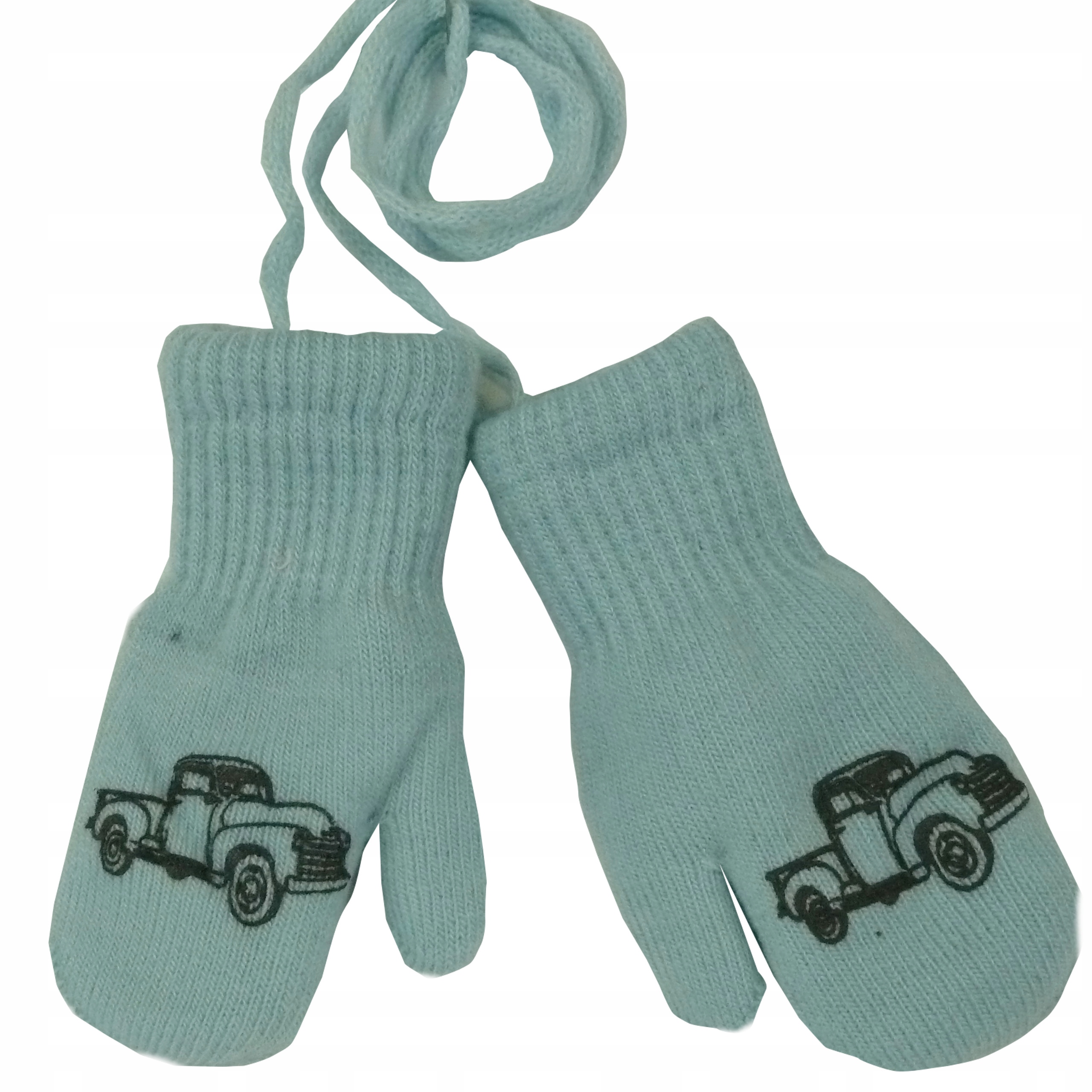 

Rękawiczki Ciepłe Grube Podwójne Na Sznurku 14 cm.