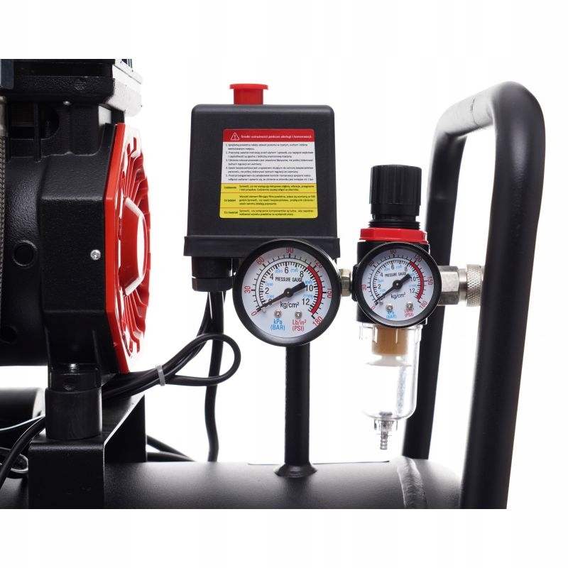 KOMPRESOR BEZOLEJOWY SPRĘŻARKA 24L 1390W 8bar 2800rpm/min Ciśnienie maksymalne 8 bar