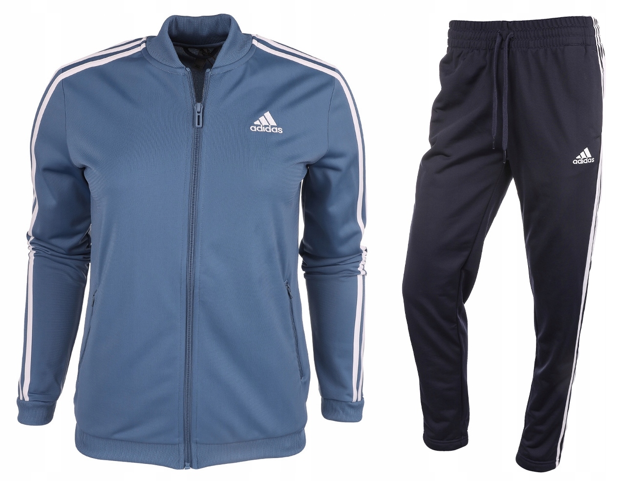 

adidas komplet dres damski bluza spodnie roz.S