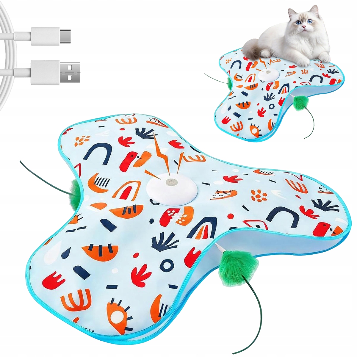 Levně Pro Kočky Automatická Interaktivní Hračka Zábava se zvuky myší