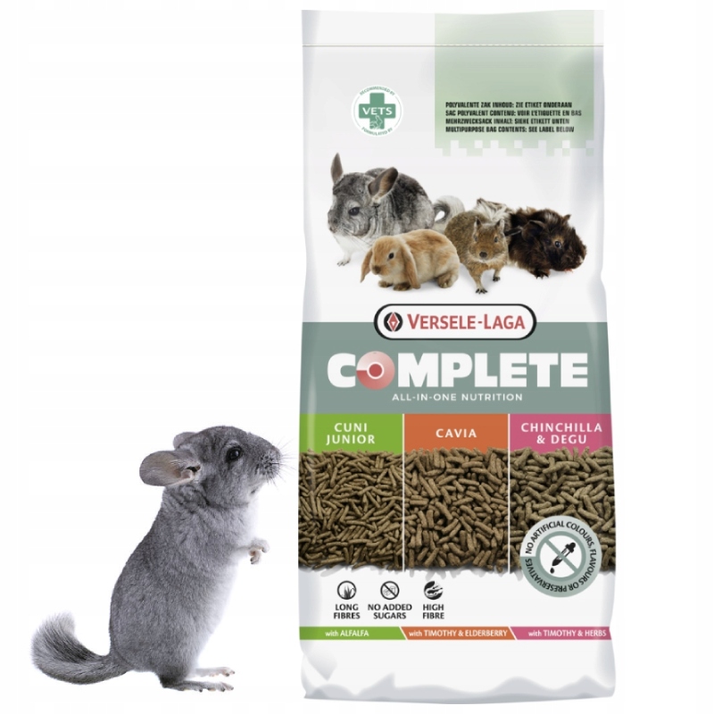 Versele-Laga Chinchilla karma granulat 8 kg koszatniczka, szynszyla