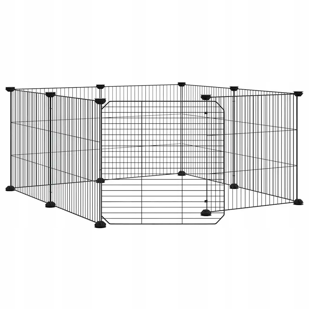 Levně Klec pro zvířata 35x35 černá lakovaná ocel