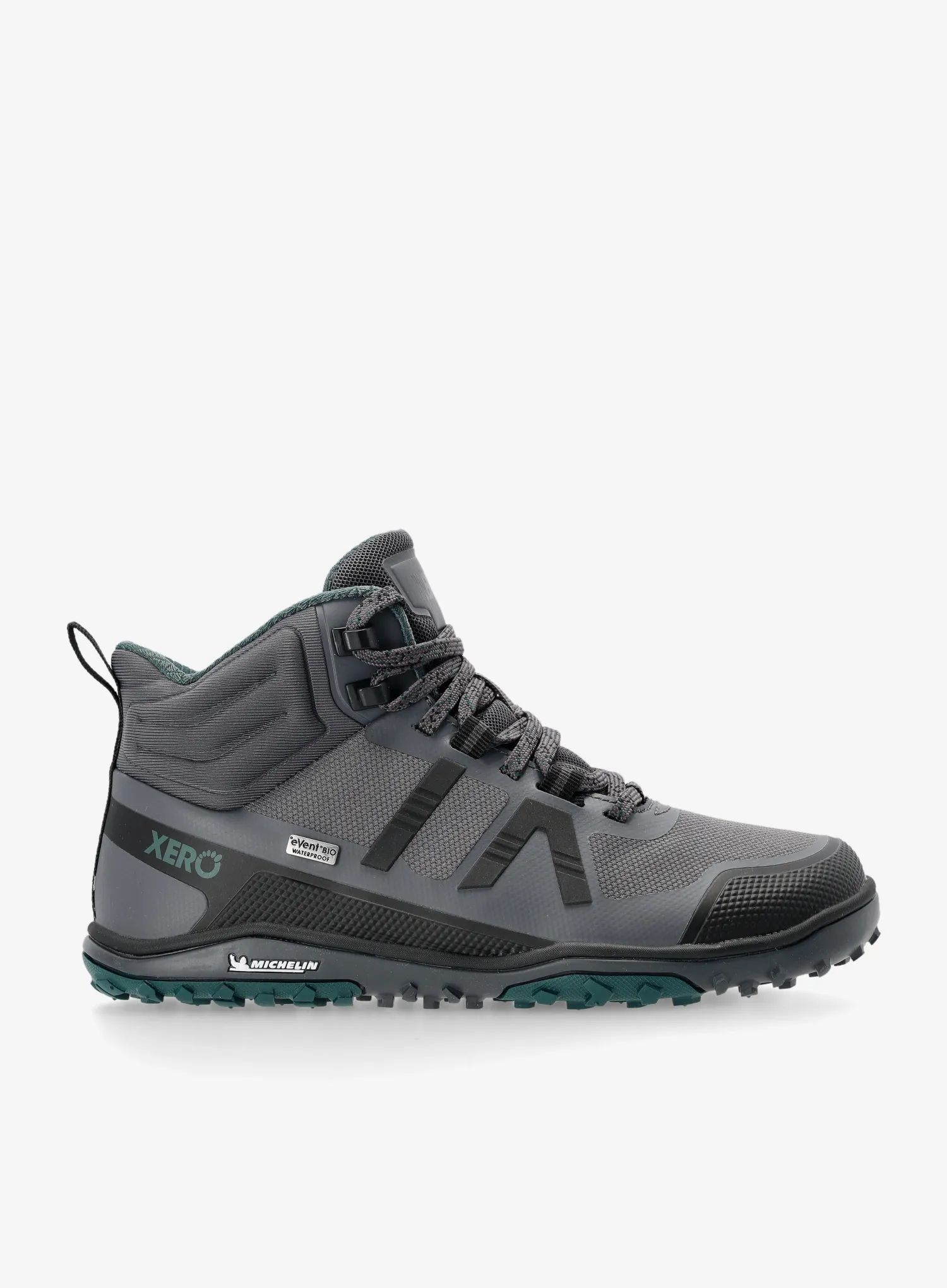 Dámské turistické boty Xero Shoes Scrambler Mid II Wp asphalt/sea moss