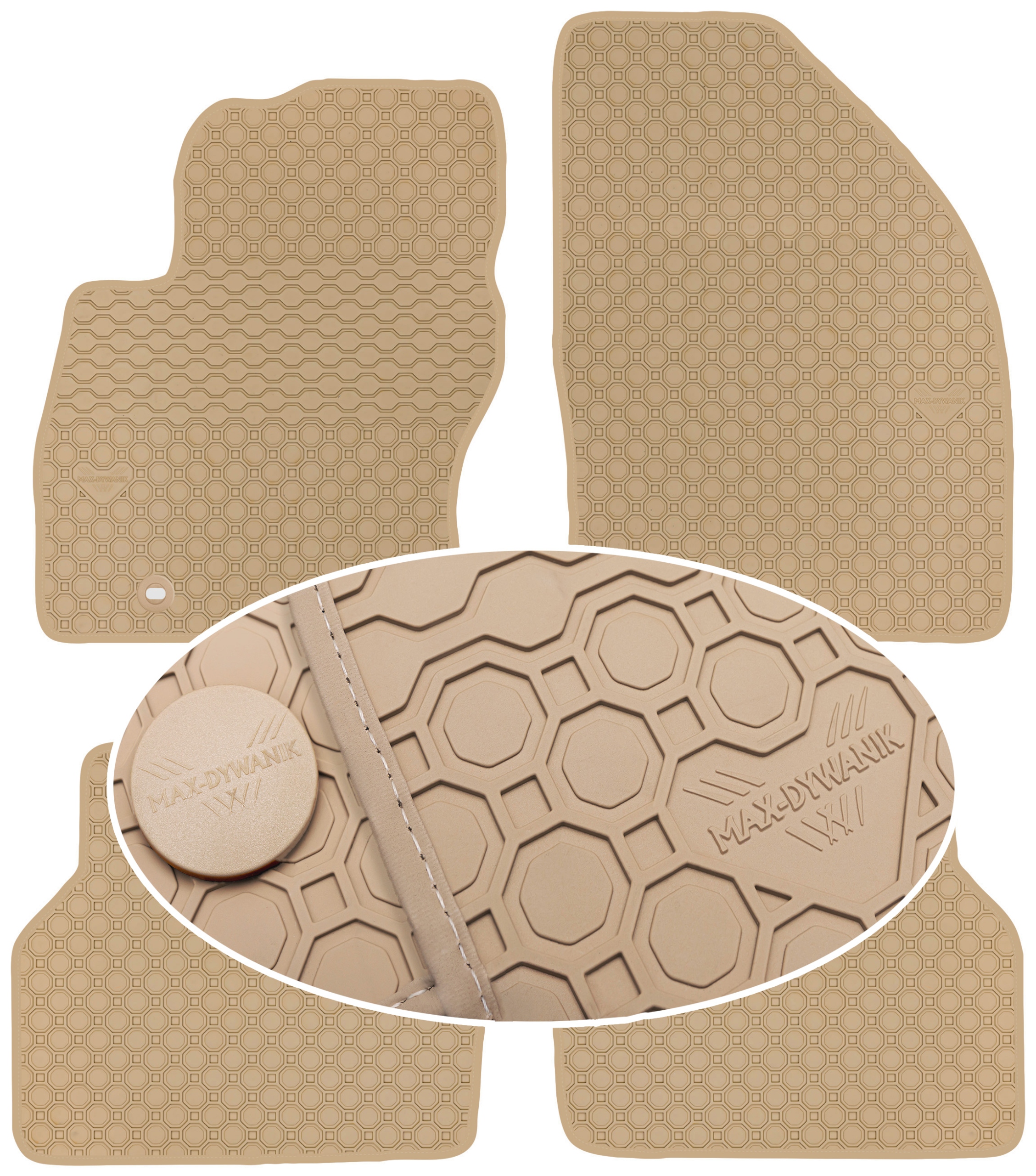 Ford Focus II 2004-2007 Koberce Béžové