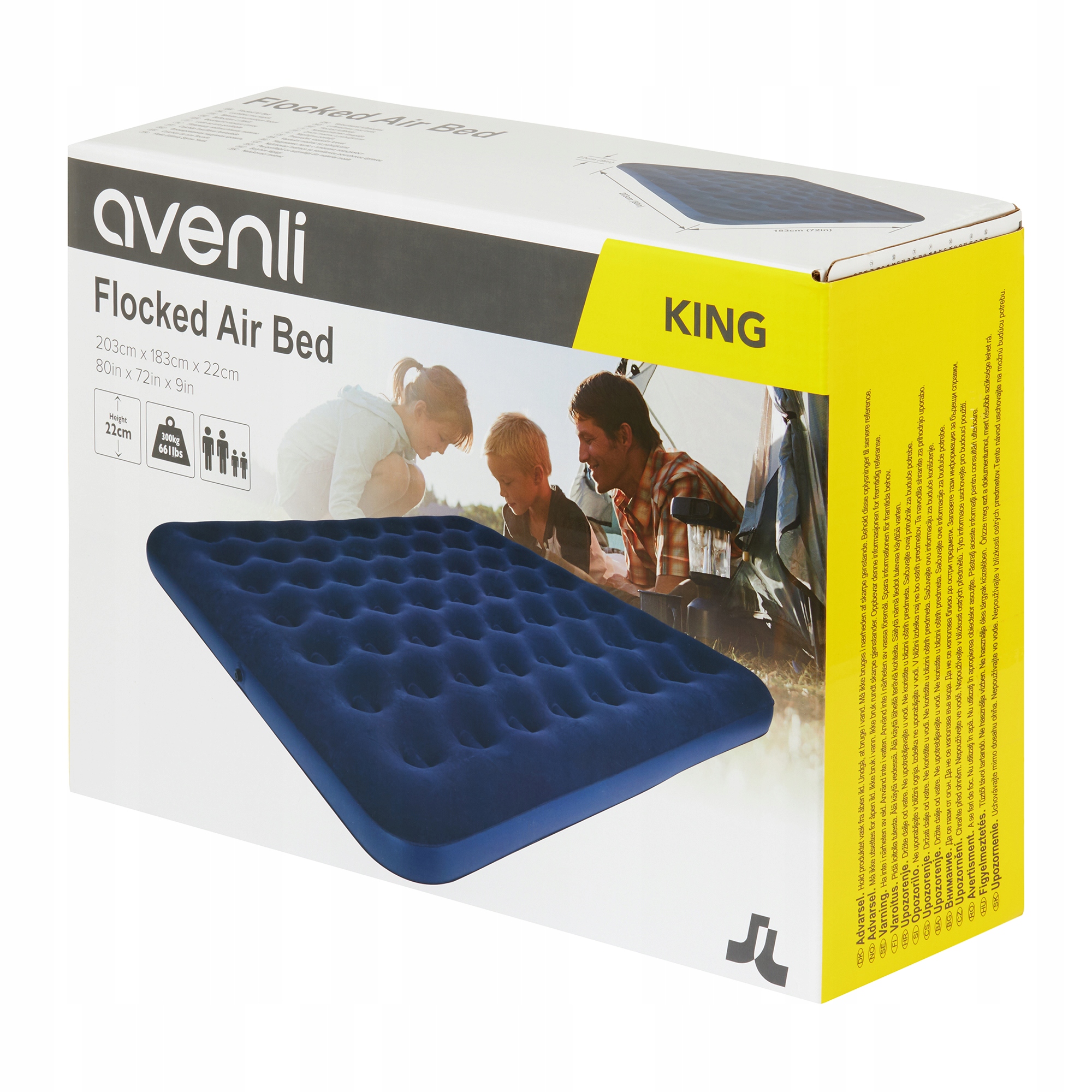 MATERAC DMUCHANY DWUOSOBOWY WODOODPORNA TKANINA ZESTAW POMPKA I 2 PODUSZKI Typ dwuosobowy