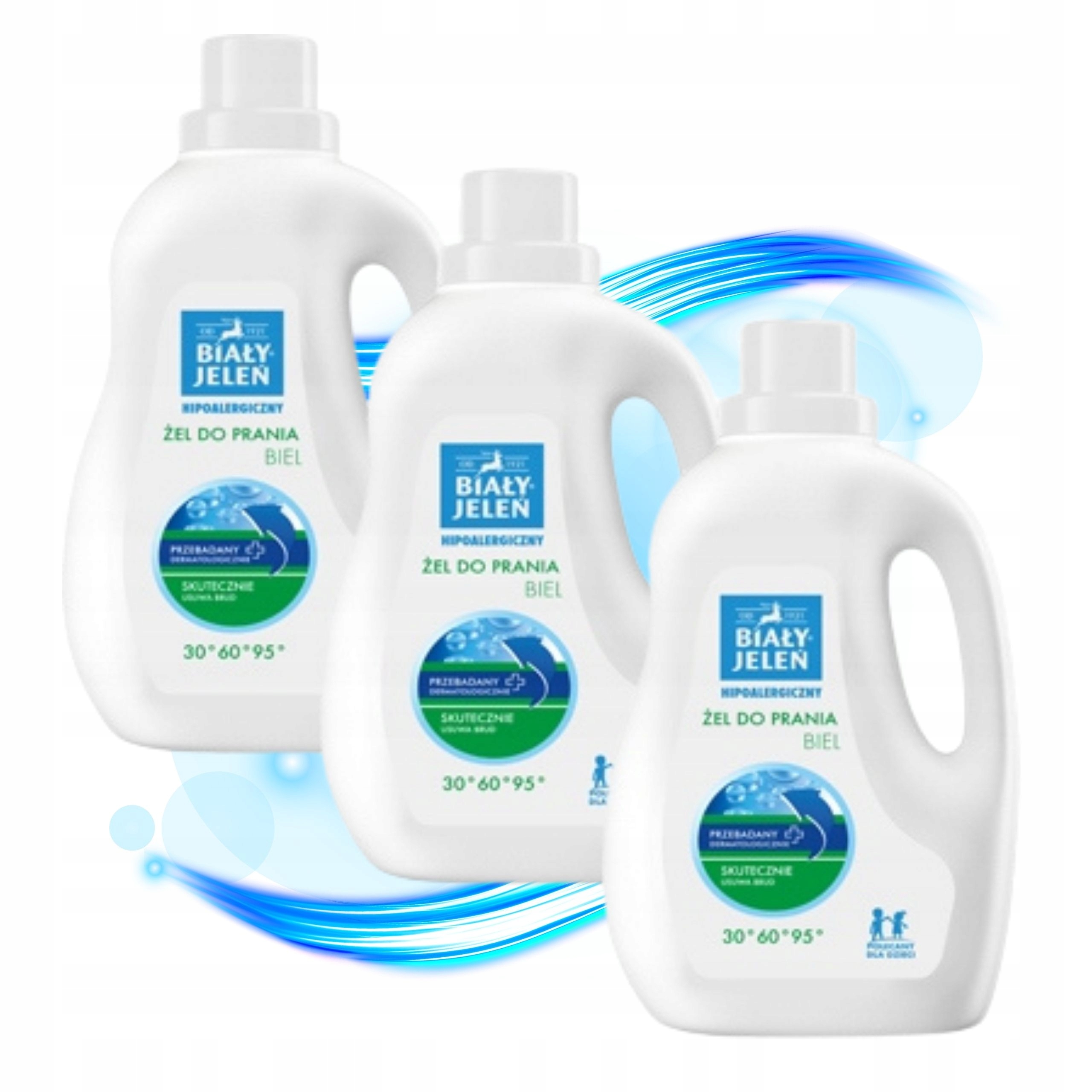 Levně Biały Jeleń prací Gel 1,5 l hypoalergenní sada 3 kusů