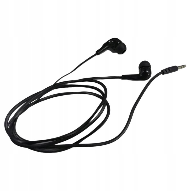 

Słuchawki jack 3,5 mm 112dB czarne do telefonu