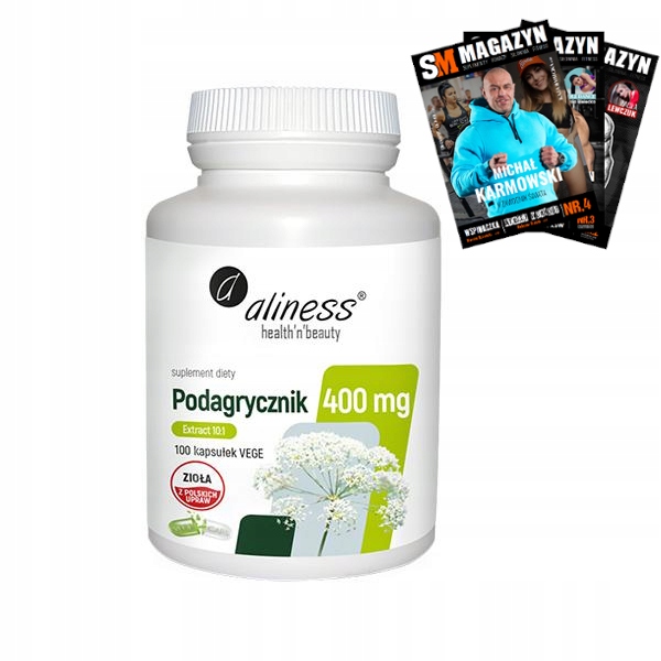 

Aliness Podagrycznik Układ Pokarmowy 400 mg 100k