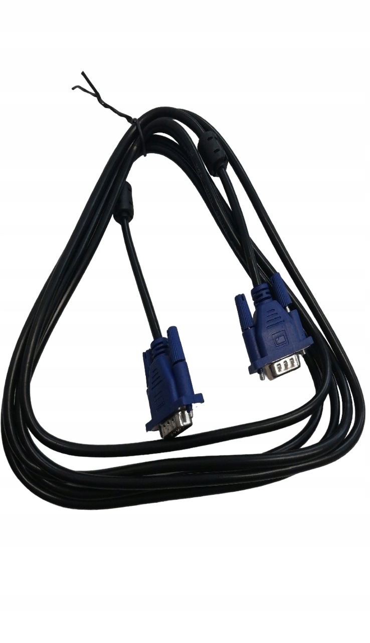 KABEL MĘSKI VGA DO MĘSKI VGA CASPERI 2,8 M CZARNY